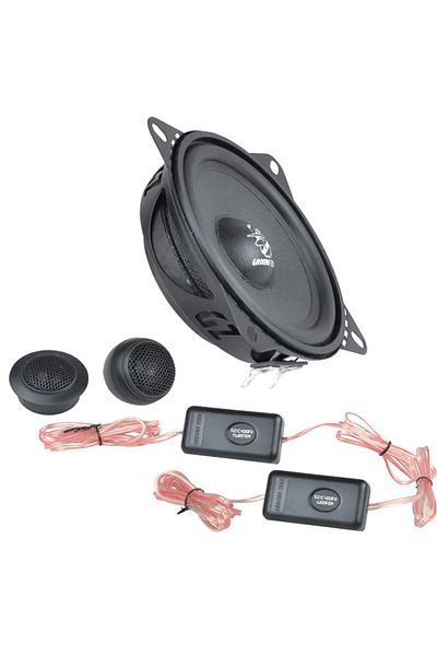 Ground Zero Ground Zero GZIC 400FX 2-Way Car Speaker System – 100mm, 60W RMS