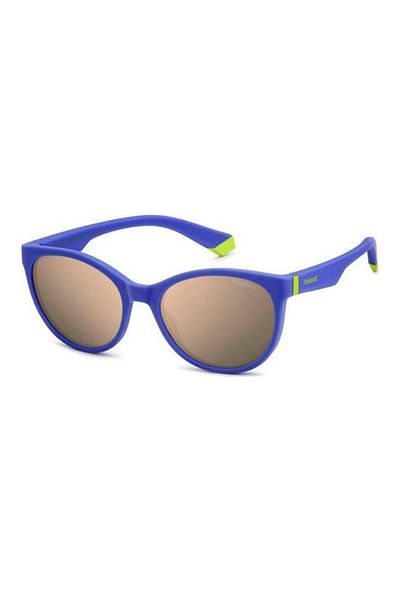 Polaroid Polarized Sunglasses Boys Polaroid PLD 8065/S 789/JQ, Plastic, Blue, 49 mm