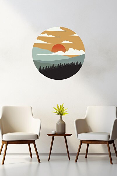 Akıllı Kağıt Autocolant boem pentru decorarea casei 60 x 60 cm (Model-58)