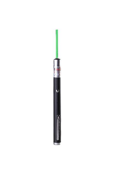 OEM Green LED laser pointer flashlight, Stnqtsrv, USB, Black, 14 cm