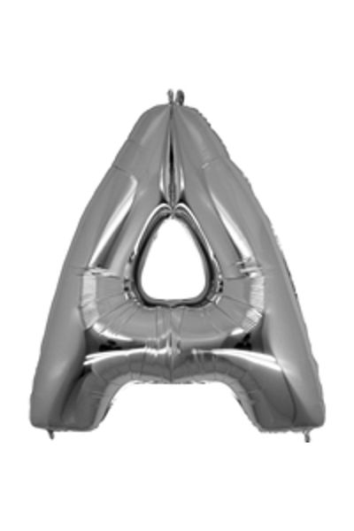 Emperium Letter a O Balloon Silver Color 40 Inch