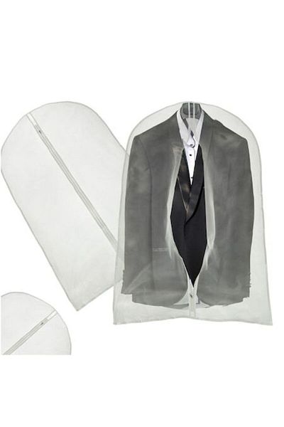 OEM Husă de haine, transparentă, 60x100cm, pentru costume și rochii