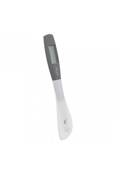 5 five simply smart Rohan spatula, built-in digital thermometer, silicone, 4 x 2 x H. 24.5 cm