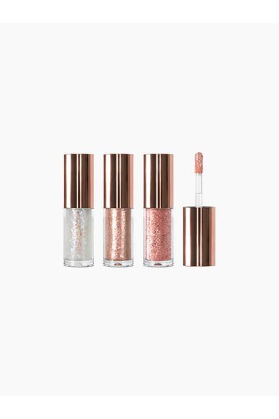 Peach C Champagne Eyeglitter - Eyeshadow & Glitter Liquid Illuminator - 02 Valentine Pink (3,5g)