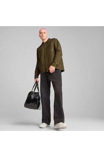 Puma Mmq Ripstop over Men's Khaki Jacket