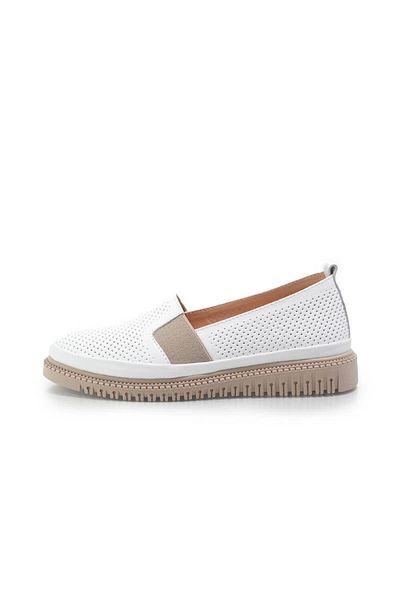 CAPRICIA PERFORATED SHOES CAPRICIA 581 WHITE