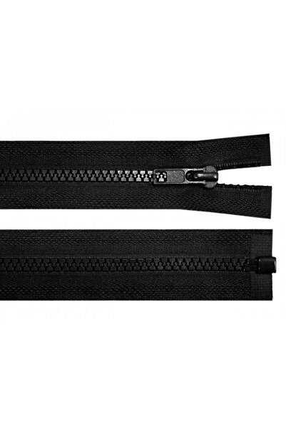 OEM Detachable Plastic Zipper, Length 80 cm, Black