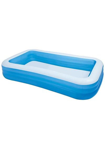 DAR Blue Inflatable Pool with 3 Rings, Ideal for Outdoor Fun 180 cm