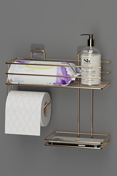 wearme مجموعة أدوات النظافة للحمام، حامل مناديل تواليت مع وعاء للصابون السائل...