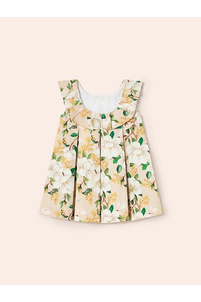 MAYORAL Girl Summer Dress 1957 Beige