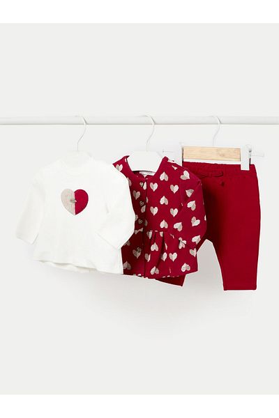 MAYORAL Set pentru fete format din bluză, top și pantaloni 2785 Colorat