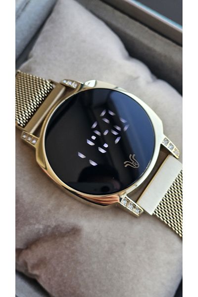Raymond Rym-1121L Digital Women's Watch - Steel Case and Cord - 5 Atm - 2 Years Warranty