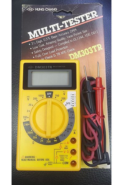 Ceta Hc (Hung Chang) Dm303Tr Multimeter Digital Measuring Instrument - Made in Korea Top Quality