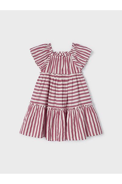 MAYORAL Girl Summer Dress 3928 Burgundy