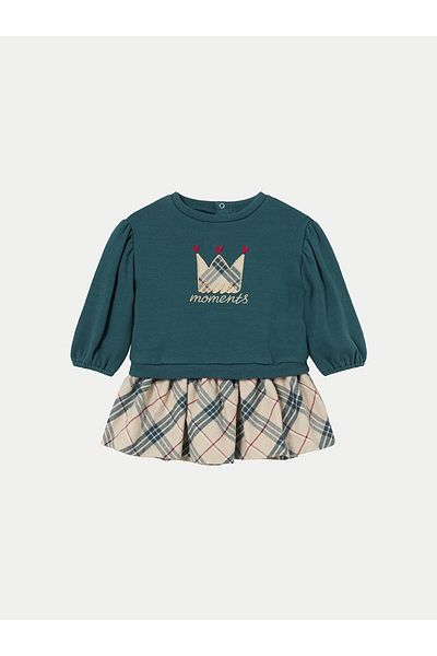 MAYORAL Girl Set blouse and skirt 2929 Green