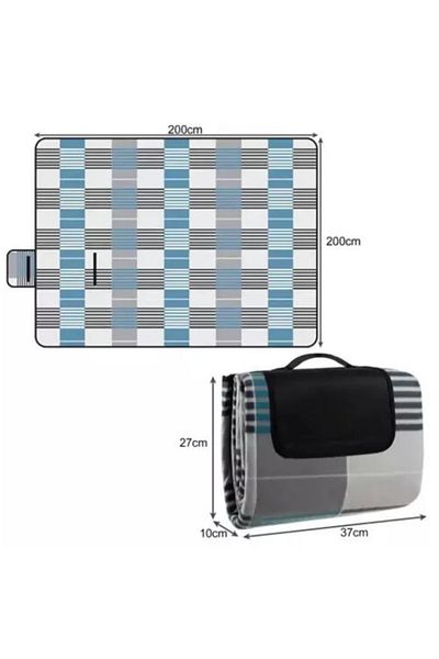 varioshop VarioShop Picnic Blanket, Ideal for beach, camping, yoga, gymnastics, picnic, Waterproof