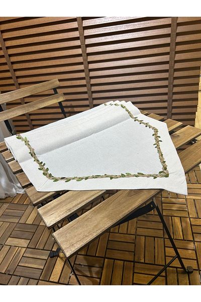 Demirhan Perde Covoraș de lenjerie țesut cu margine de iederă, Buldan business Shomen 45x150