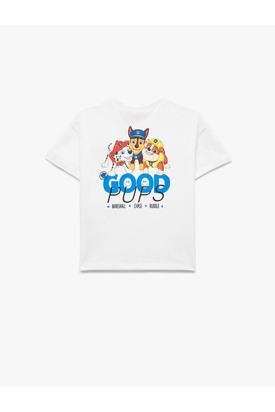 Koton Paw Patrol Printed Short Sleeve Crew Neck Licensed Cotton T-Shirt