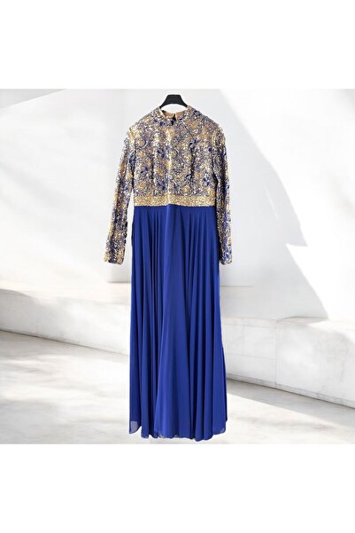 RENAR فستان سهرة أنيق مرصع بالأحجار