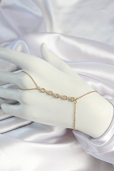 NEZADE STORE 316L Steel Gold Color Chain Zircon Stone Şahmeran - Lisinya