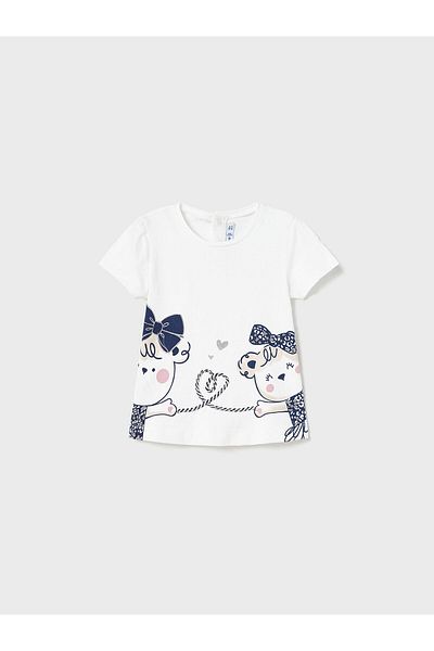 MAYORAL Tricou pentru fete 1014 Bleumarin