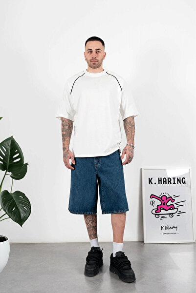 Cool mans Tricou de vară negru oversize pentru bărbați, nou sezon, cu imprime...