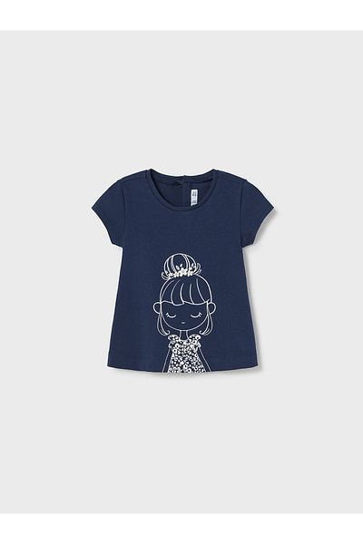 MAYORAL Tricou pentru fete 1013 Bleumarin