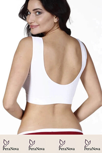 PeraNova Special Series Padless Comfortable Daily Sports Firming Gathering Seamless Bustier with Thick Straps