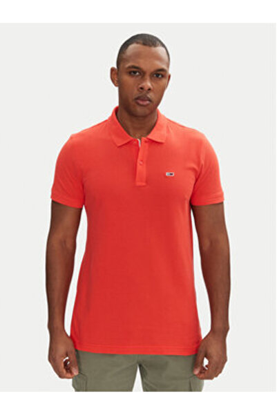 Tommy Jeans Men's Polo DM0DM20676 Red