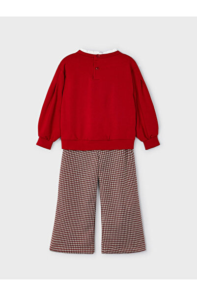 MAYORAL mayoral Girl Set blouse and pants 4507 Red