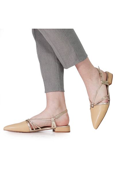 FIORE FINO CUT-OUT SHOES FIORE FINO 2504180 GOLD
