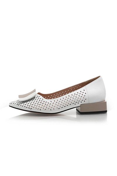 FIORE FINO Perforated shoes Fiore Fino 2502242 WHITE