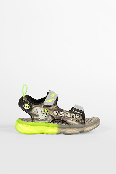 Vicco Felipe Lighted Baby Boy Gray Sandals