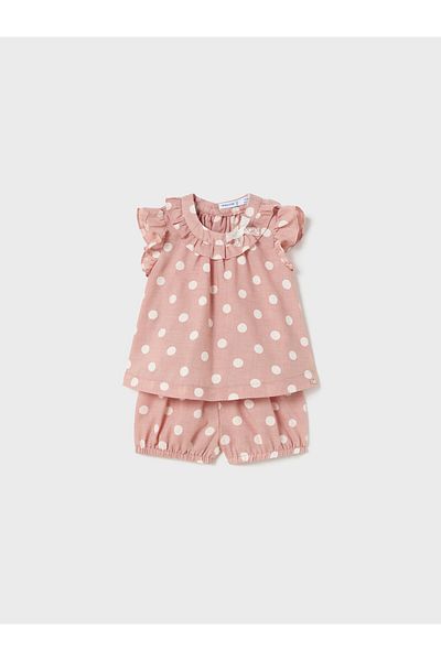 MAYORAL Set fete tricou și pantaloni scurți 1280 Colorat