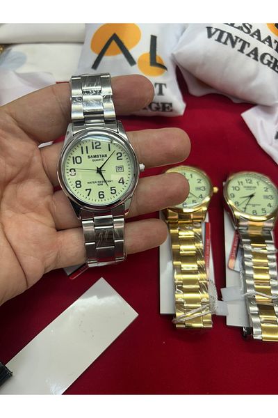 Samstar Phosphorescent Steel Men's Wrist Watch