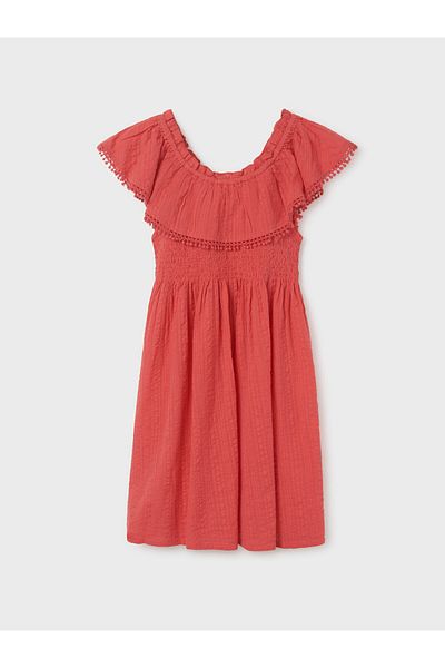 MAYORAL mayoral Girl Summer Dress 6924 Coral