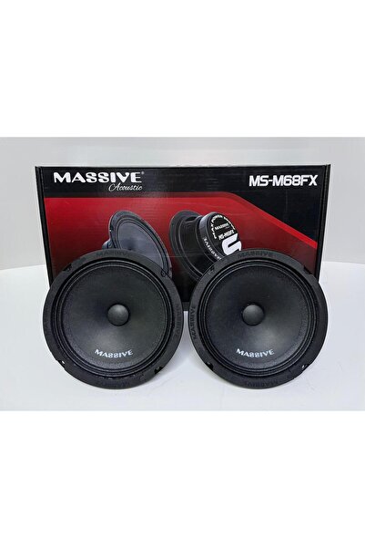 Massive MS-M68FX 16 CM MİDRANGE 300 WATT MAXİMUM POWER 120 WATT RMS POWER ÇİFT FİYATIDIR