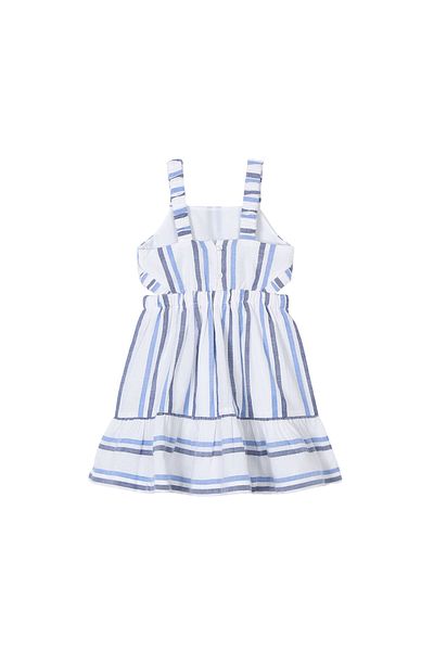 MAYORAL Girl Summer Dress 3965 White, Blue