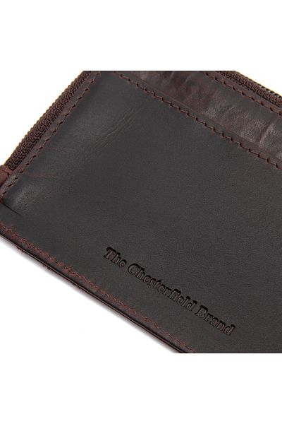 The Chesterfield Brand Unisex slim card holder made of genuine leather, The Chesterfield Brand, Livenza, with RFID scanning protection
