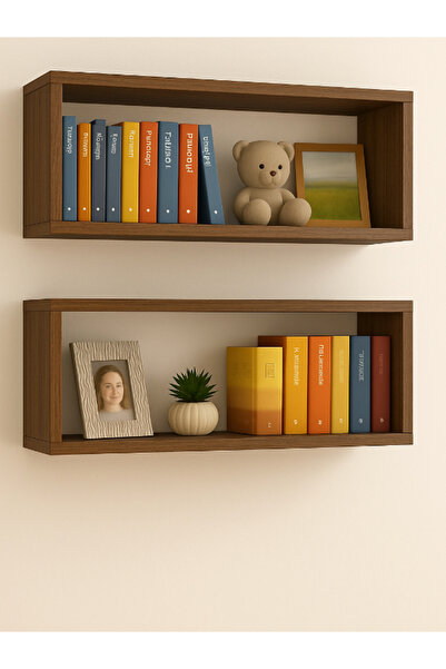 shop artisan 2'li duvar kitaplık