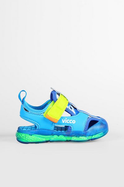 Vicco Live Lighted Baby Boy Saks Blue Sandals