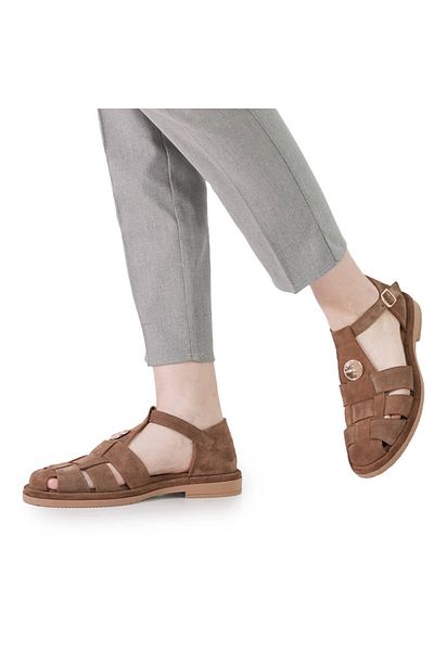 CAPRICIA CAPRICIA PERFORATED SHOES 40208 BROWN