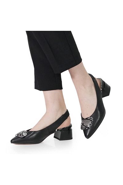 FIORE FINO PANTOFI DECUPATI FIORE FINO 2501022 NEGRU