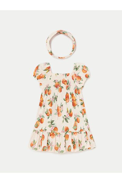 MAYORAL Girl Summer Dress 1923 Beige