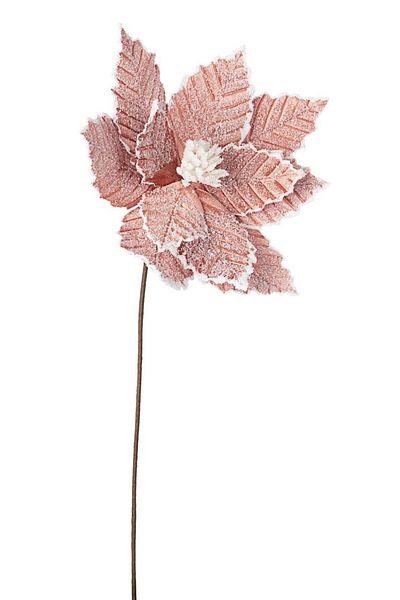 Bizzotto Flori artificiale roz de Crăciun Enid 32x50 cm