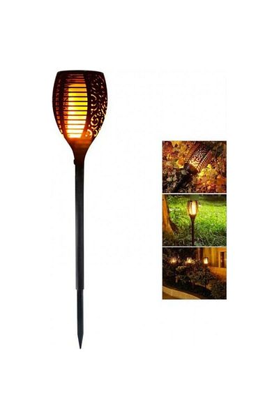 OEM Solar torch lamp with flame effect for yard and garden