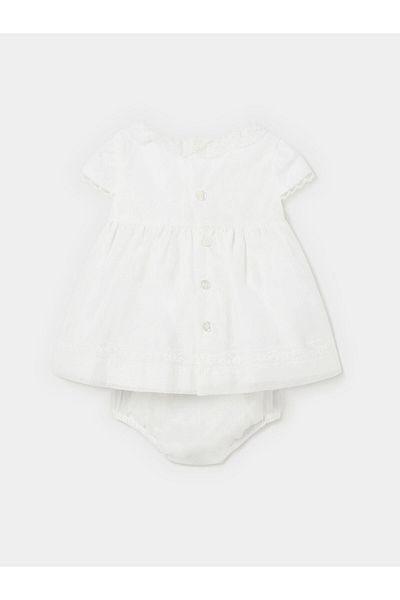 MAYORAL Girl Elegant Dress 1821 White