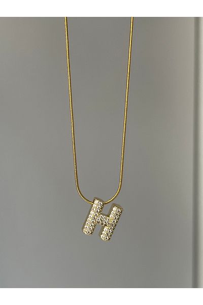 Twinssis Accessories Steel Letter Necklace