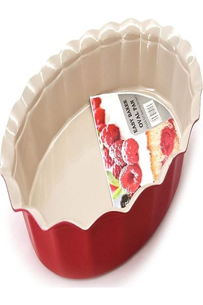 RL Industry Oval Baking Pan – 42x33.1x7.5 cm, 0.6 mm Steel (CB01168)