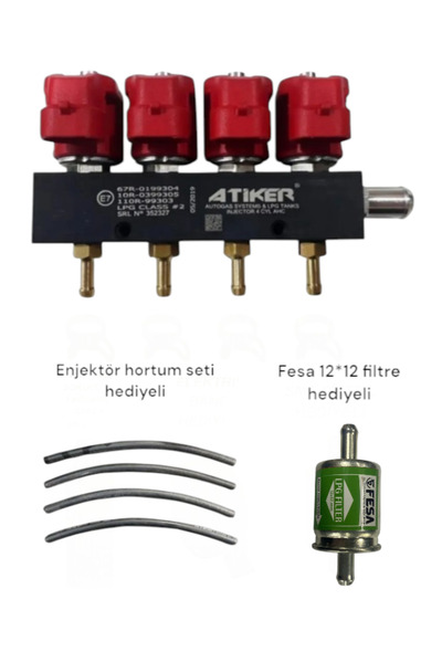 ATİKER Atiker 3 ohm Enjektör Hortum Ve Filtre Hediyeli